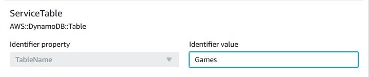 
                        控制台中的 Identify resources (标识资源) 页面。
                     